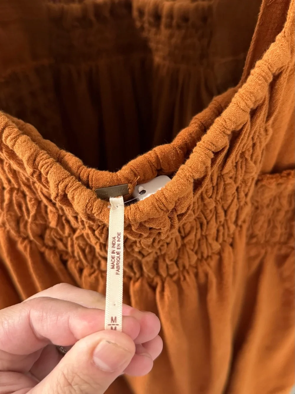 FREE PEOPLE Delphine Midi Dress- Sienna/Orange